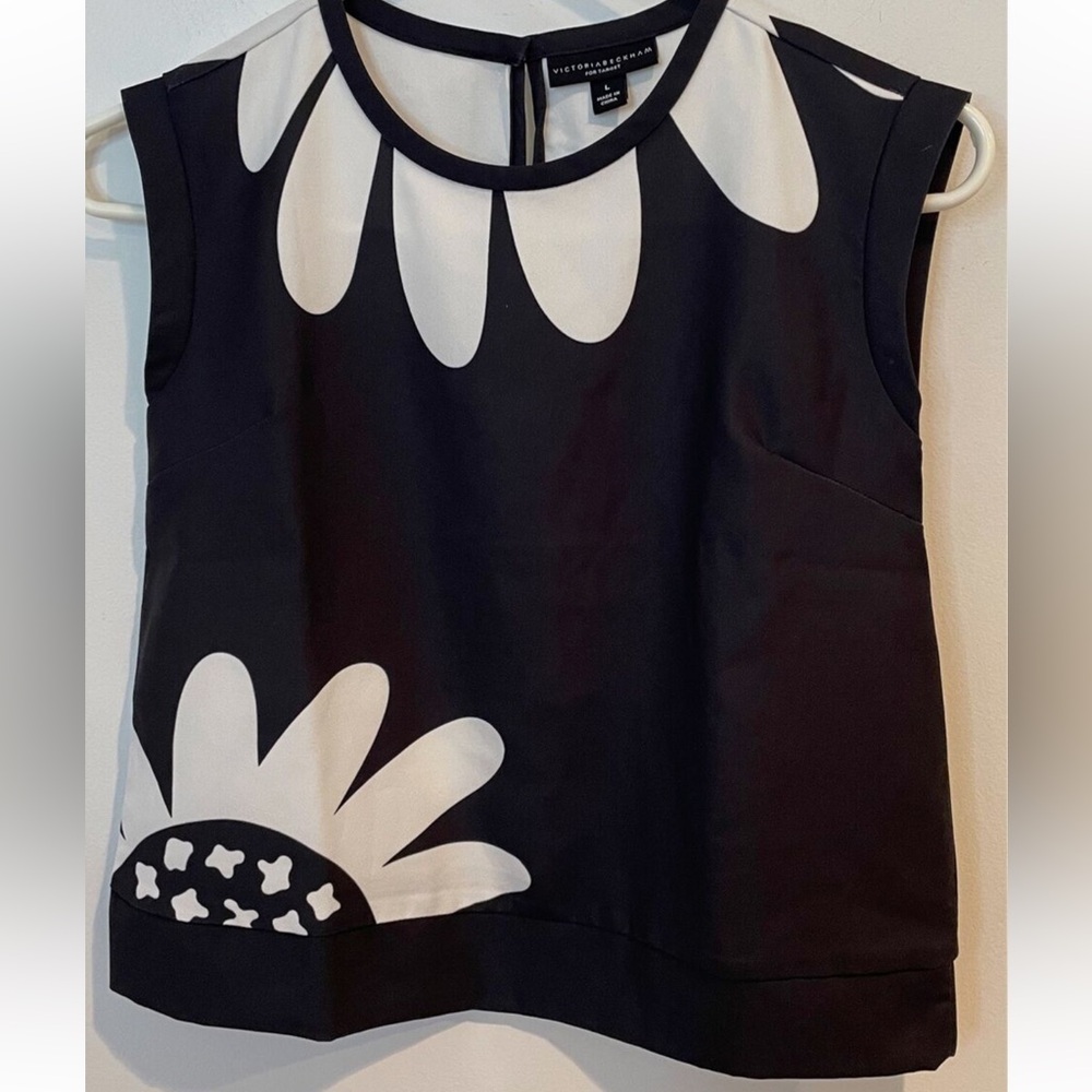 Victoria Beckham Black and White Top